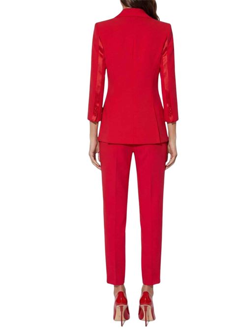 Blazer in crêpe e raso Elisabetta Franchi | GI27567E2CG5